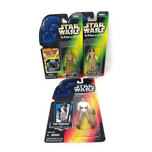 Kenner Star Wars Power Of The Force Action Figures Green Card 1996-1997 Lot of 3